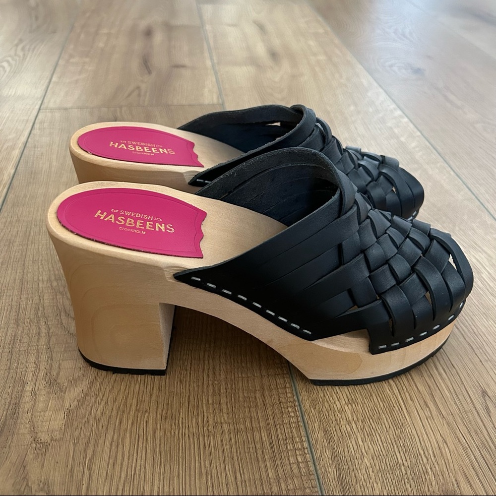 NEW Swedish Hasbeens Monika clog